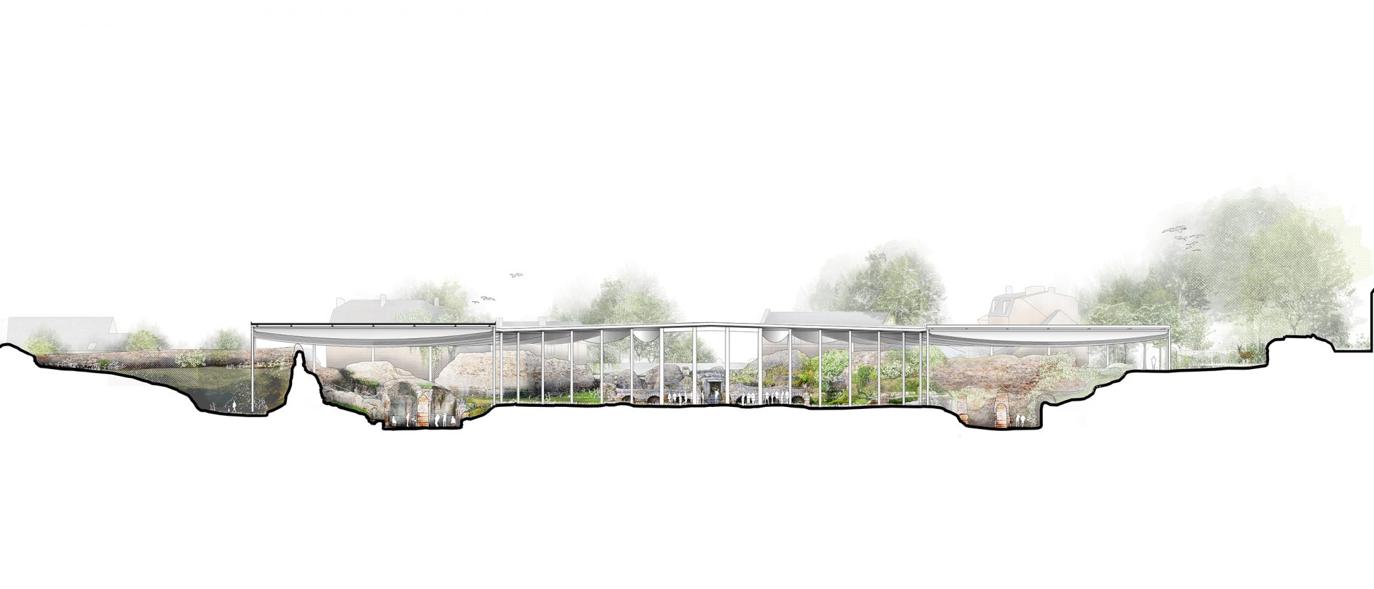 Explorations Architecture Forum antique de Bavay